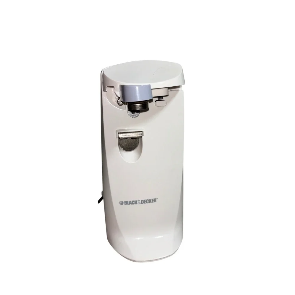 Black & Decker Electric Can Opener w/Knife Sharpener & Bottle Opener Works